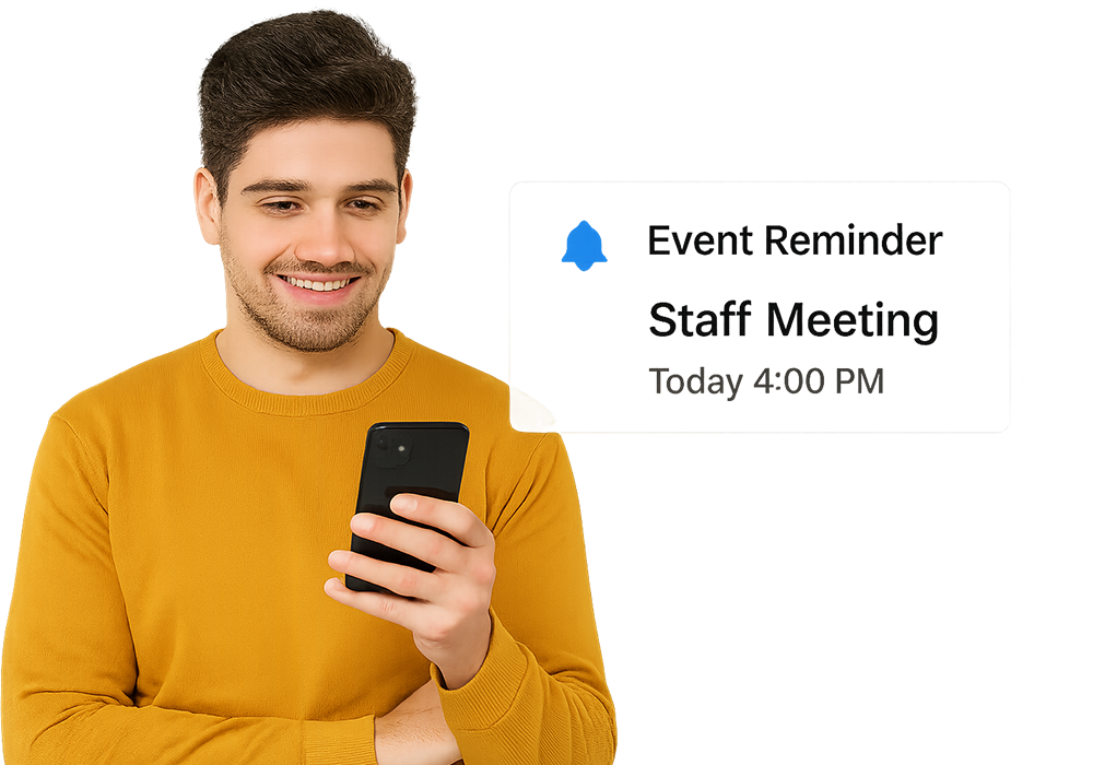 Smart Notification for Staff Meetings