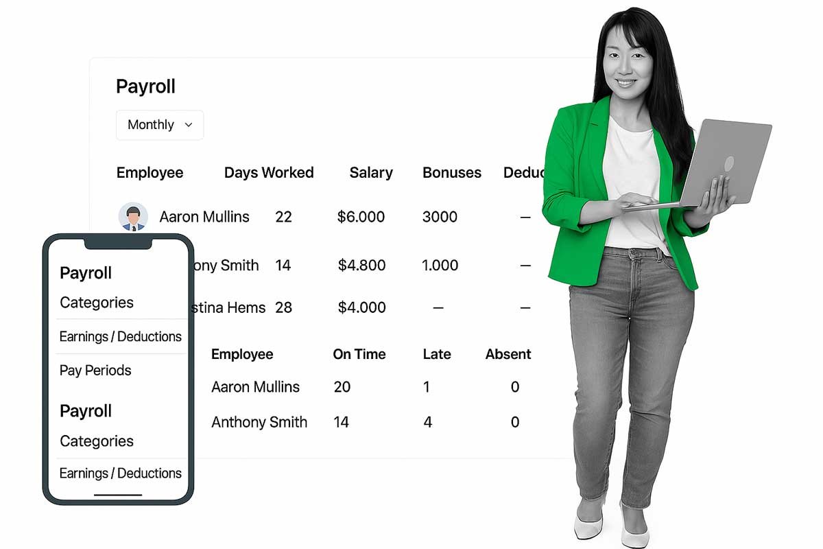 Integrated Payroll System Dashboard